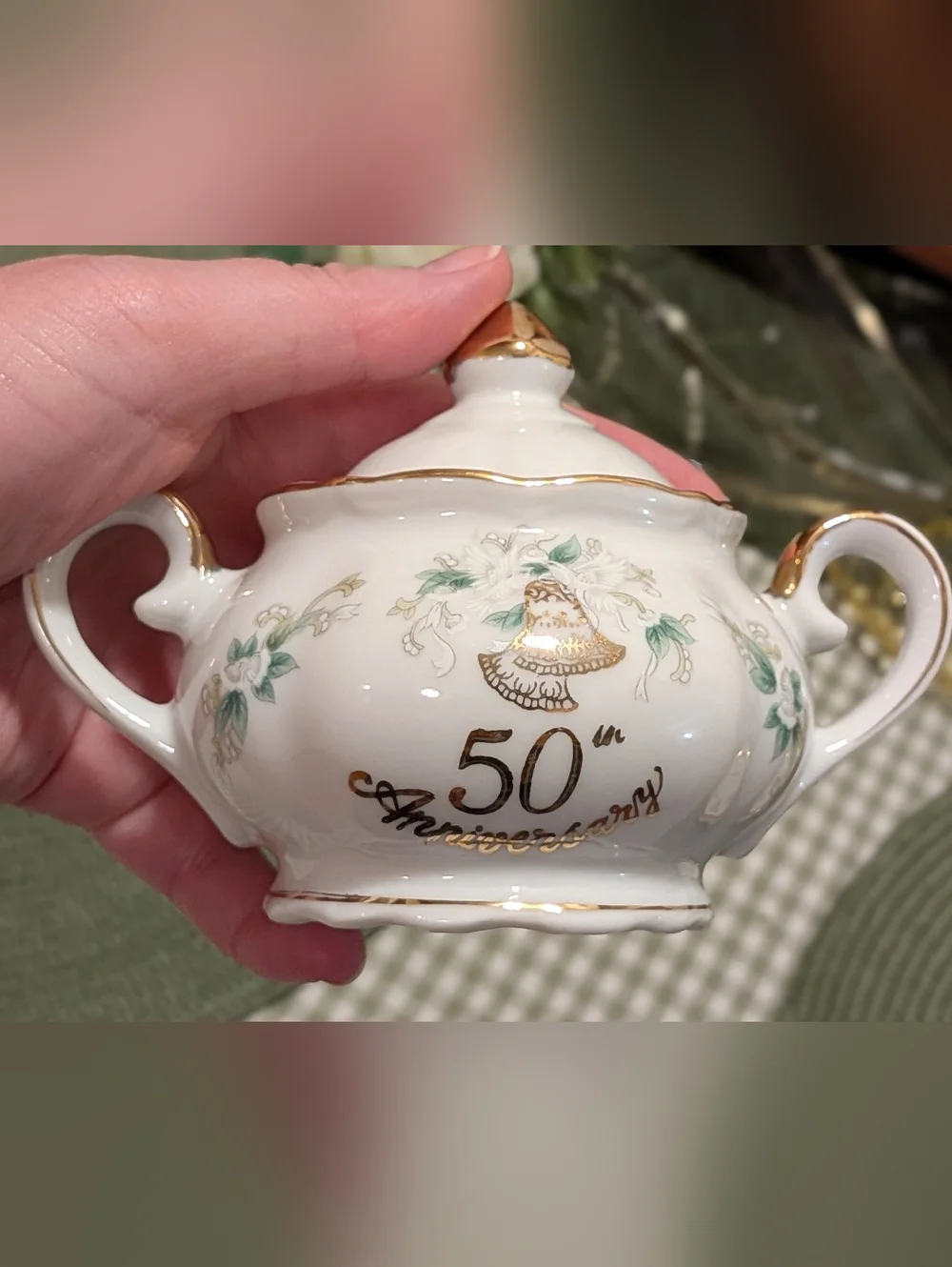 Vintage 50th Anniversary Porcelain Set - Picture 4 of 13